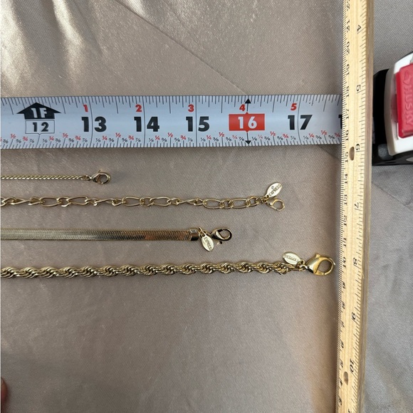 Express Gold Layered Necklace Set - Picture 6 of 7